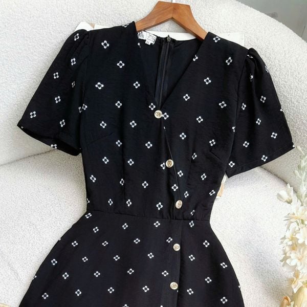 Đầm Gân Hàn Quốc Thiết Kế TuTu Store Đi Làm Dành Cho Nữ - Mã D1233