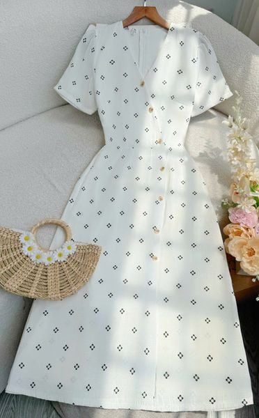 Đầm Gân Hàn Quốc Thiết Kế TuTu Store Đi Làm Dành Cho Nữ - Mã D1233