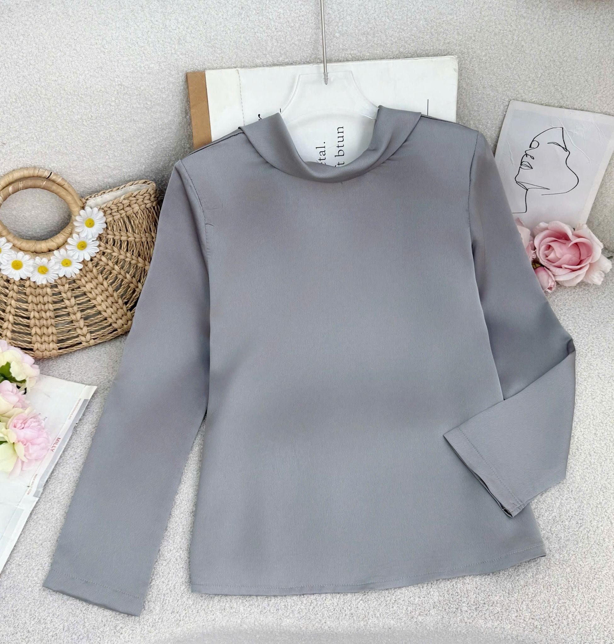 Áo Lụa Leogo Thiết Kế TuTu Store Dành Cho Nữ - Mã A460