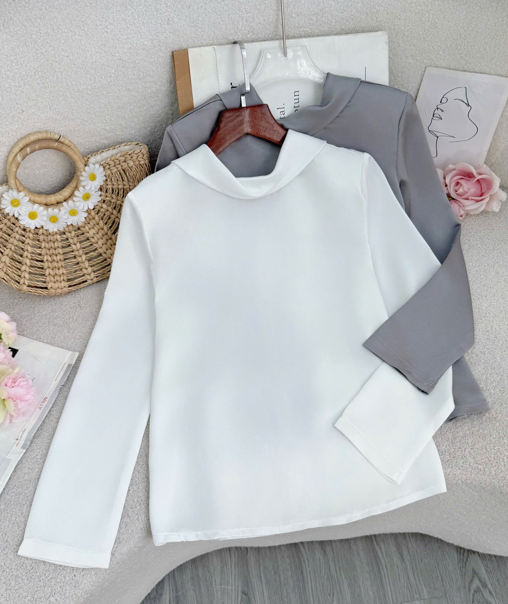 Áo Lụa Leogo Thiết Kế TuTu Store Dành Cho Nữ - Mã A460