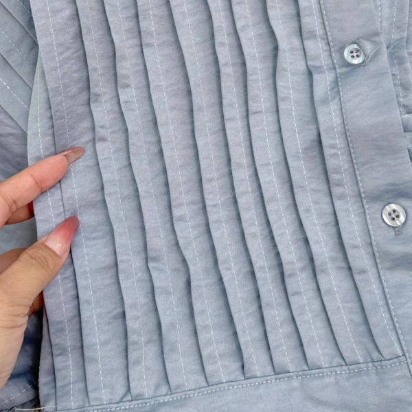 Áo Nhung 2 Da Sơ Mi Cổ Tròn Phù Hợp Đi Chơi Thiết Kế TuTu Store Dành Cho Nữ - Mã A476