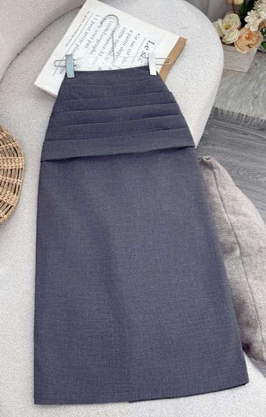 Chân Váy Dập Ly Ngang Phù Hợp Đi Làm Thiết Kế TuTu Store Dành Cho Nữ - Mã V168