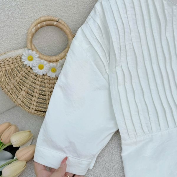 Áo Nhung 2 Da Sơ Mi Cổ Tròn Phù Hợp Đi Chơi Thiết Kế TuTu Store Dành Cho Nữ - Mã A476