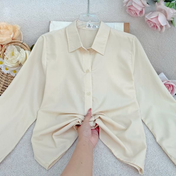 Áo Sơ Mi Kate Cotton Phù Hợp Đi Làm Thiết Kế TuTu Store Dành Cho Nữ -Mã A480