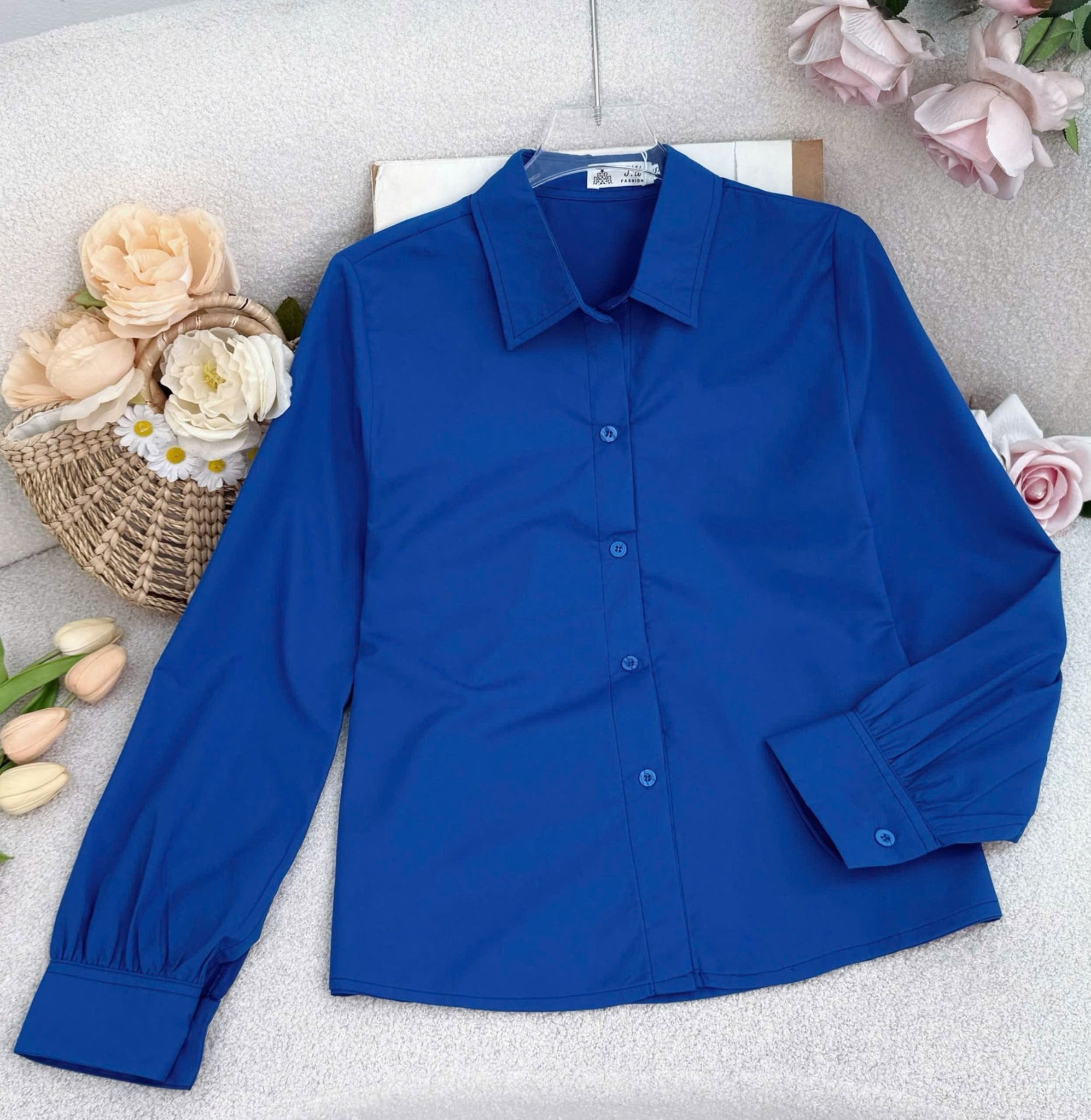 Áo Sơ Mi Kate Cotton Phù Hợp Đi Làm Thiết Kế TuTu Store Dành Cho Nữ -Mã A480