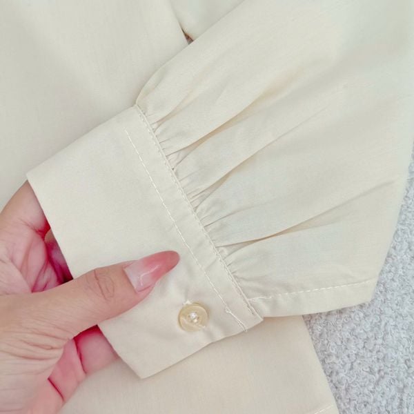 Áo Sơ Mi Kate Cotton Phù Hợp Đi Làm Thiết Kế TuTu Store Dành Cho Nữ -Mã A480