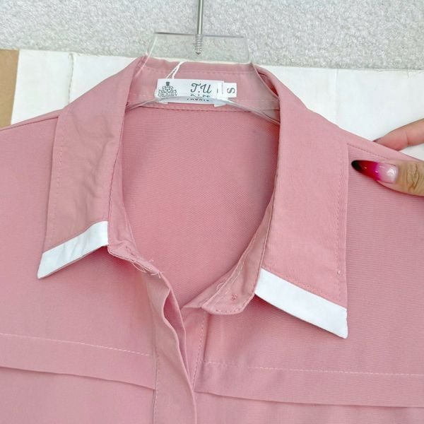 Áo Sơ Mi Kate Thái Tay Ngắn Thiết Kế TuTu Store Phù Hợp Đi Làm Dành Cho Nữ - Mã A490
