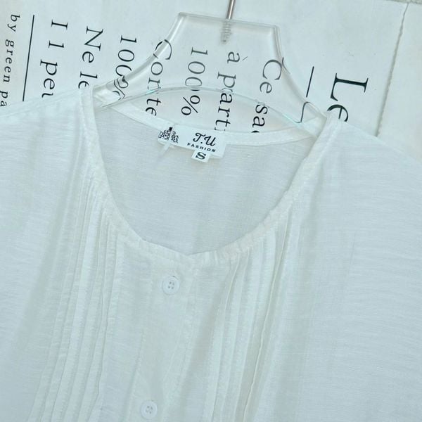Áo Sơ Mi Lenin Sứ Gỗ Phù Hợp Đi Làm Thiết Kế TuTu Store Dành Cho Nữ - Mã AS540