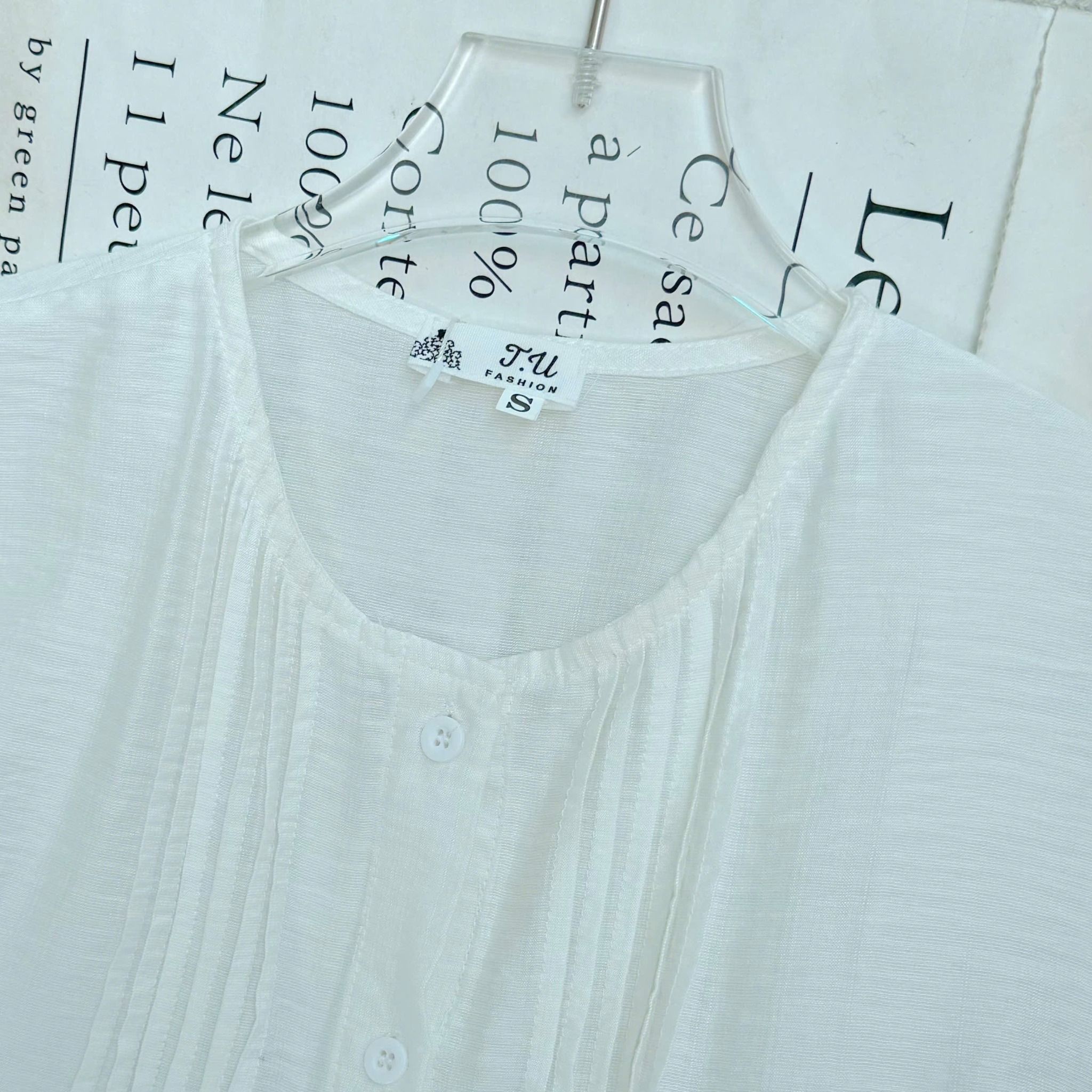 Áo Sơ Mi Lenin Sứ Gỗ Phù Hợp Đi Làm Thiết Kế TuTu Store Dành Cho Nữ - Mã AS540