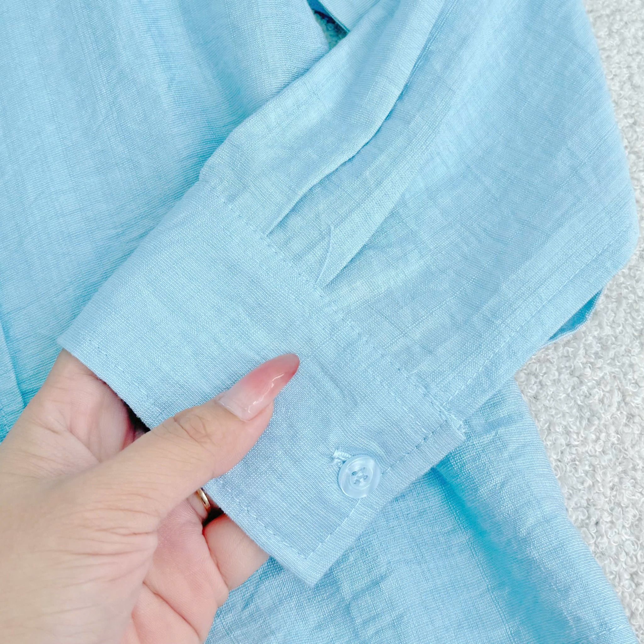 Áo Sơ Mi Lenin Sứ Gỗ Phù Hợp Đi Làm Thiết Kế TuTu Store Dành Cho Nữ - Mã AS540