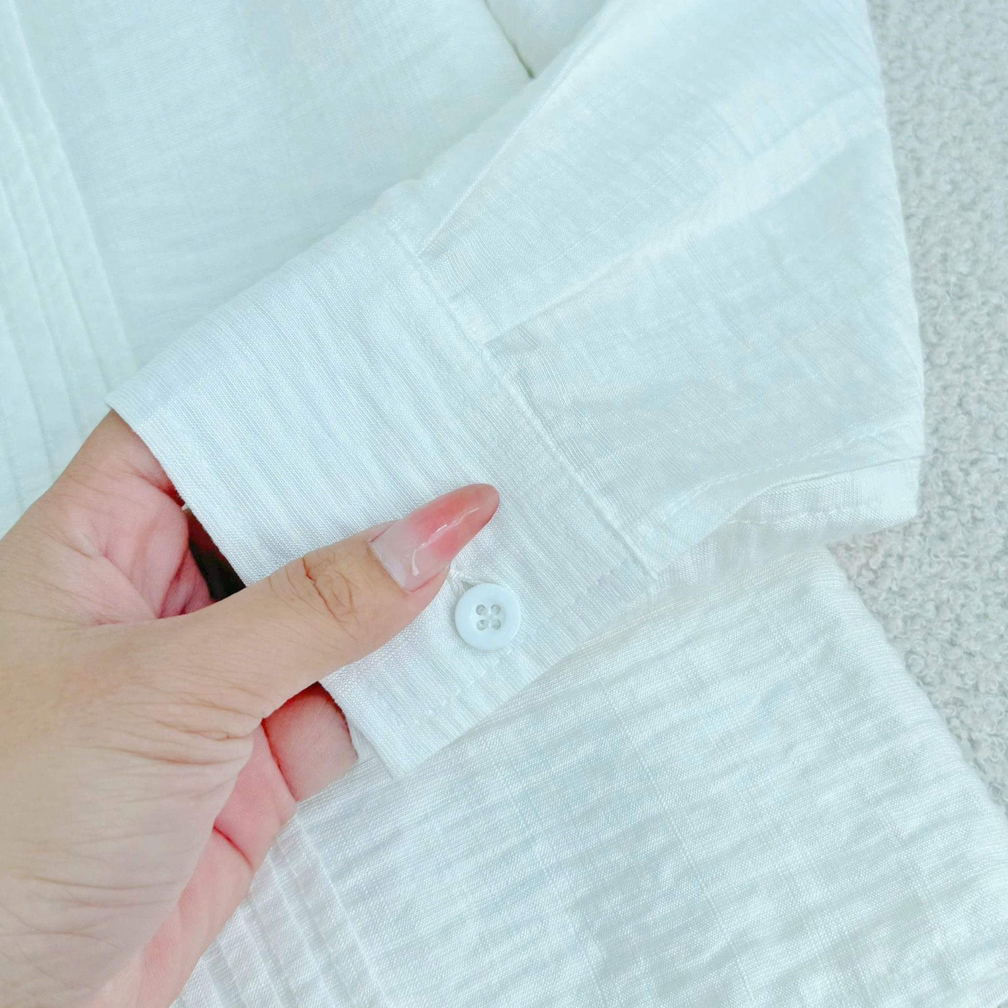 Áo Sơ Mi Lenin Sứ Gỗ Phù Hợp Đi Làm Thiết Kế TuTu Store Dành Cho Nữ - Mã AS540