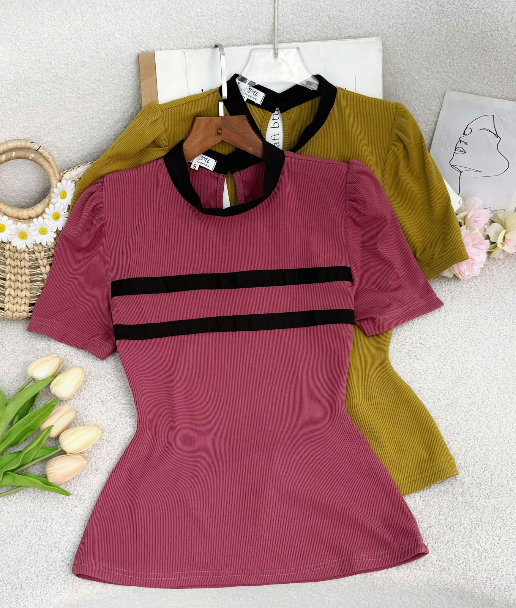 Áo Thun Lụa Ý Phù Hợp Đi Chơi Thiết Kế TuTu Store Dành Cho Nữ - Mã AS550