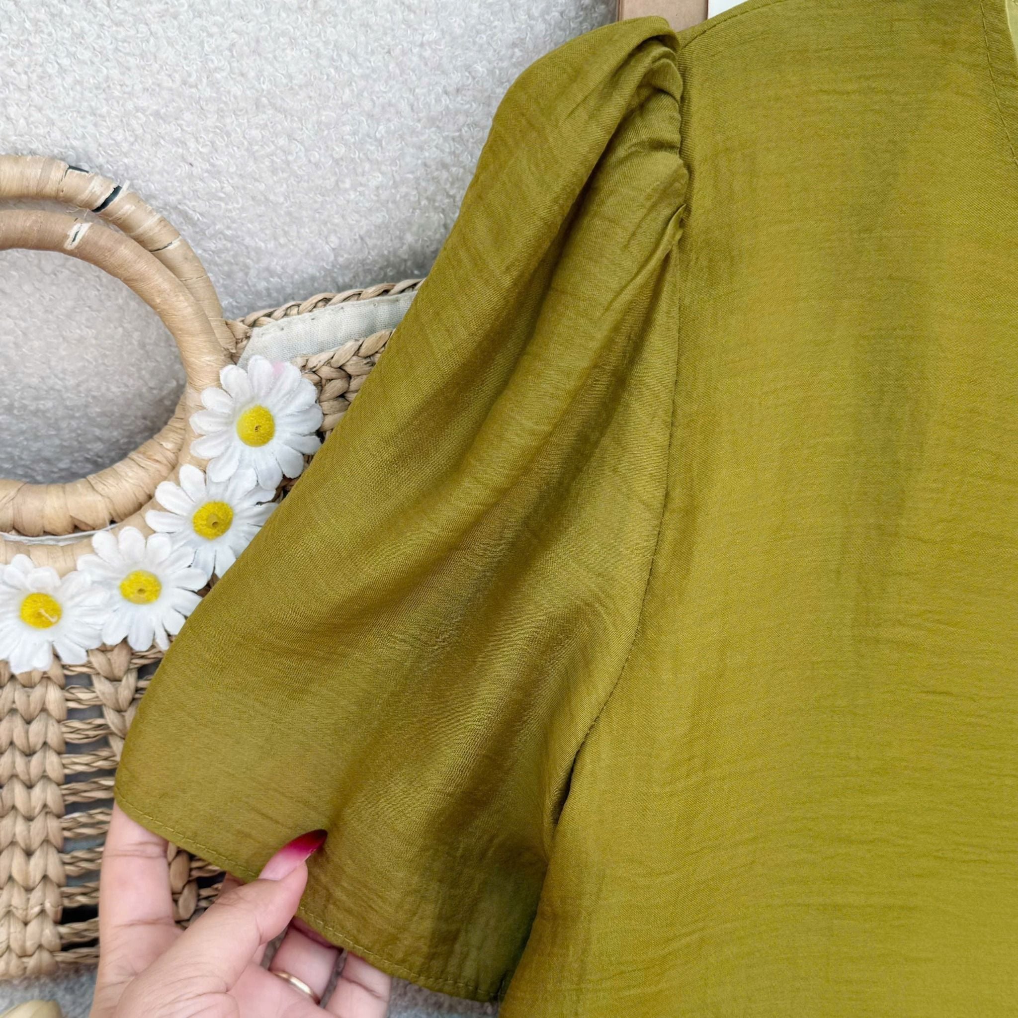 Áo Set Đũi Phồng Phù Hợp Đi Chơi Thiết Kế TuTu Store Dành Cho Nữ -Mã AS555