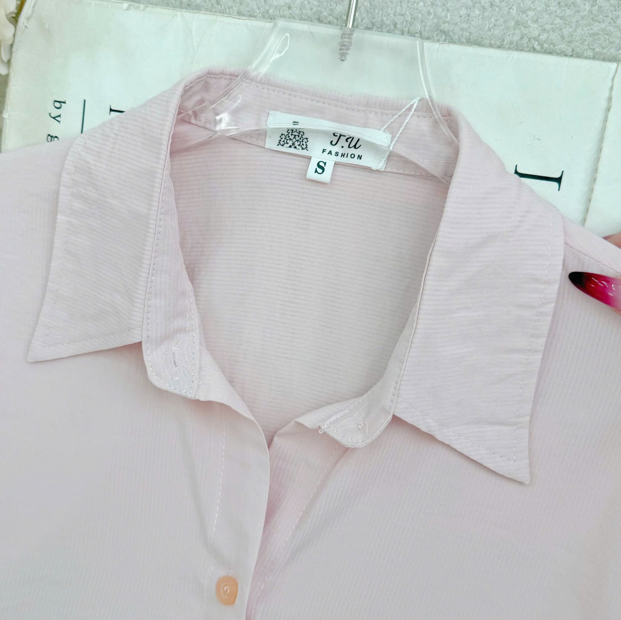 Áo Sơ Mi Cotton Xô Thiết Kế TuTu Store Phù Hợp Đi Làm Dành Cho Nữ - Mã AS557