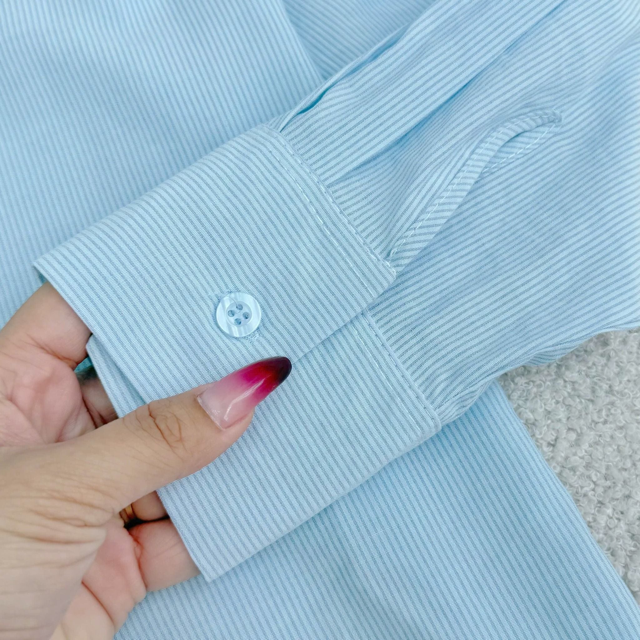 Áo Sơ Mi Cotton Xô Thiết Kế TuTu Store Phù Hợp Đi Làm Dành Cho Nữ - Mã AS557