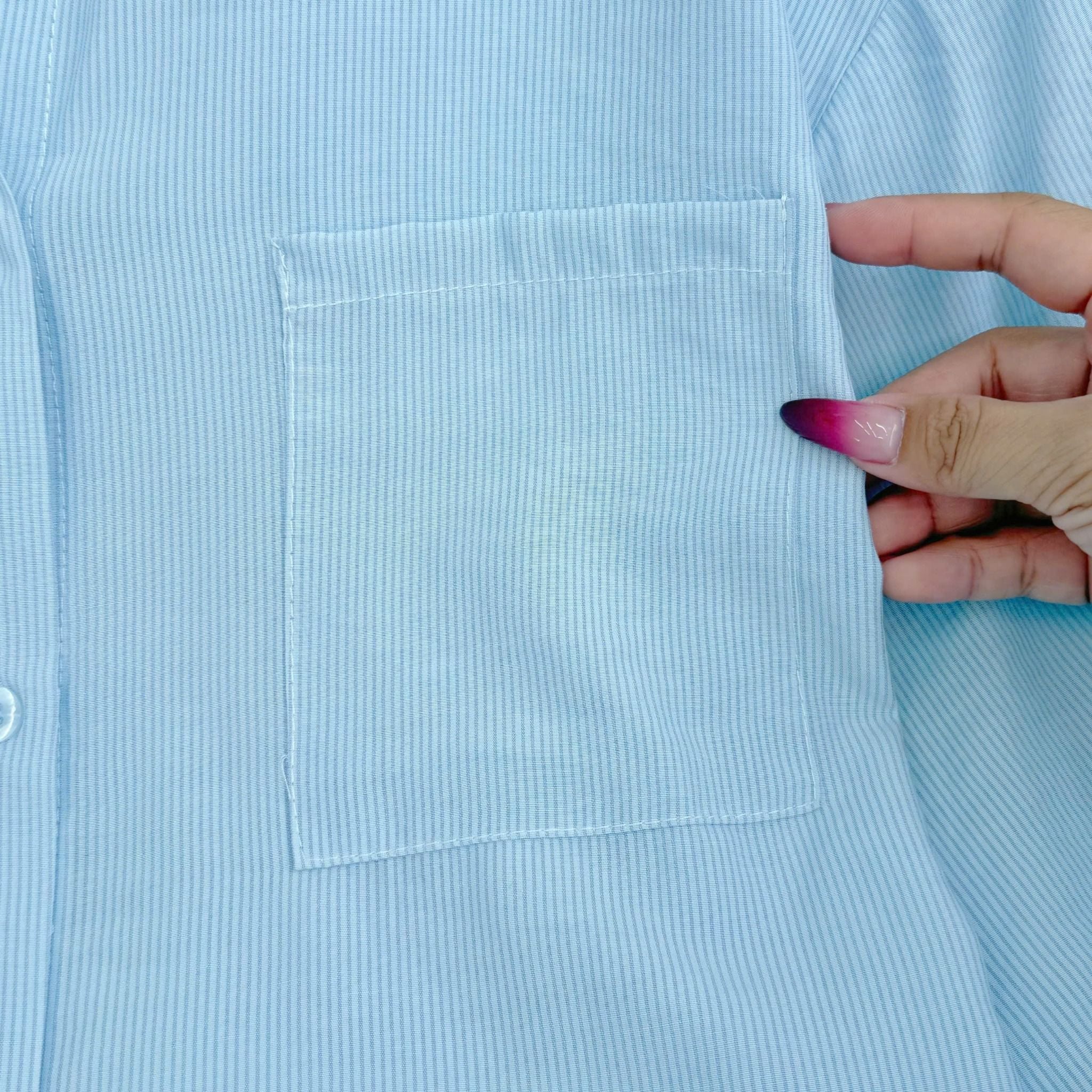 Áo Sơ Mi Cotton Xô Thiết Kế TuTu Store Phù Hợp Đi Làm Dành Cho Nữ - Mã AS557