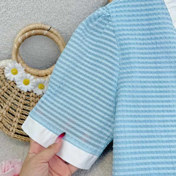 Áo Tơ Oganza Thiết Kế TuTu Store Phù Hợp Đi Làm Dành Cho Nữ - Mã AS571