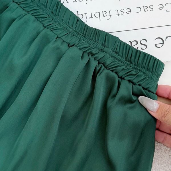 Chân Váy Lụa Hàn Châu Xòe Phù Hợp Đi Chơi Dành Cho Nữ - Mã V163
