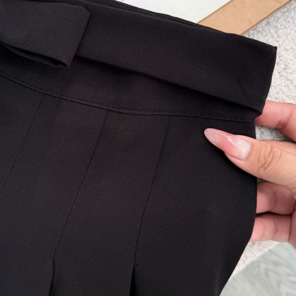 Chân Váy Kaki Wat Có Nơ Phù Hợp Đi Chơi Thiết Kế TuTu Store Dành Cho Nữ -Mã VS534