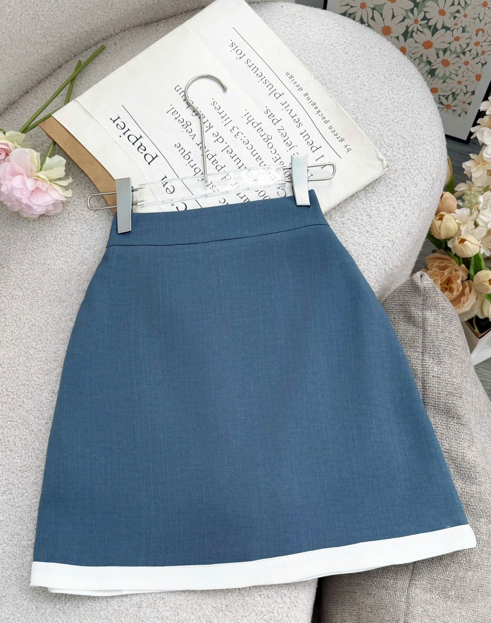 Chân Váy Ngắn Bố Xước Phù Hợp Đi Chơi Thiết Kế TuTu Store Dành Cho Nữ -Mã VS545