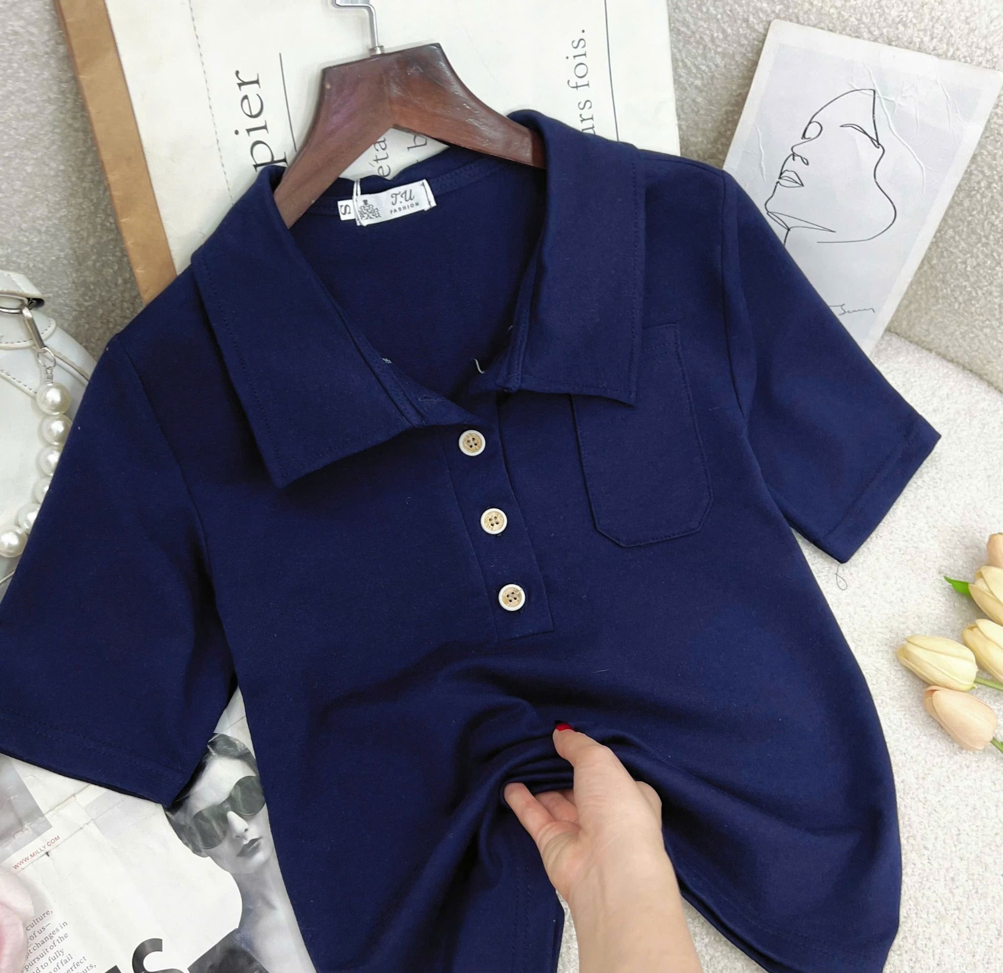 Áo Da Cá Thiết Kế TuTu Store Dành Cho Nữ - Mã A412