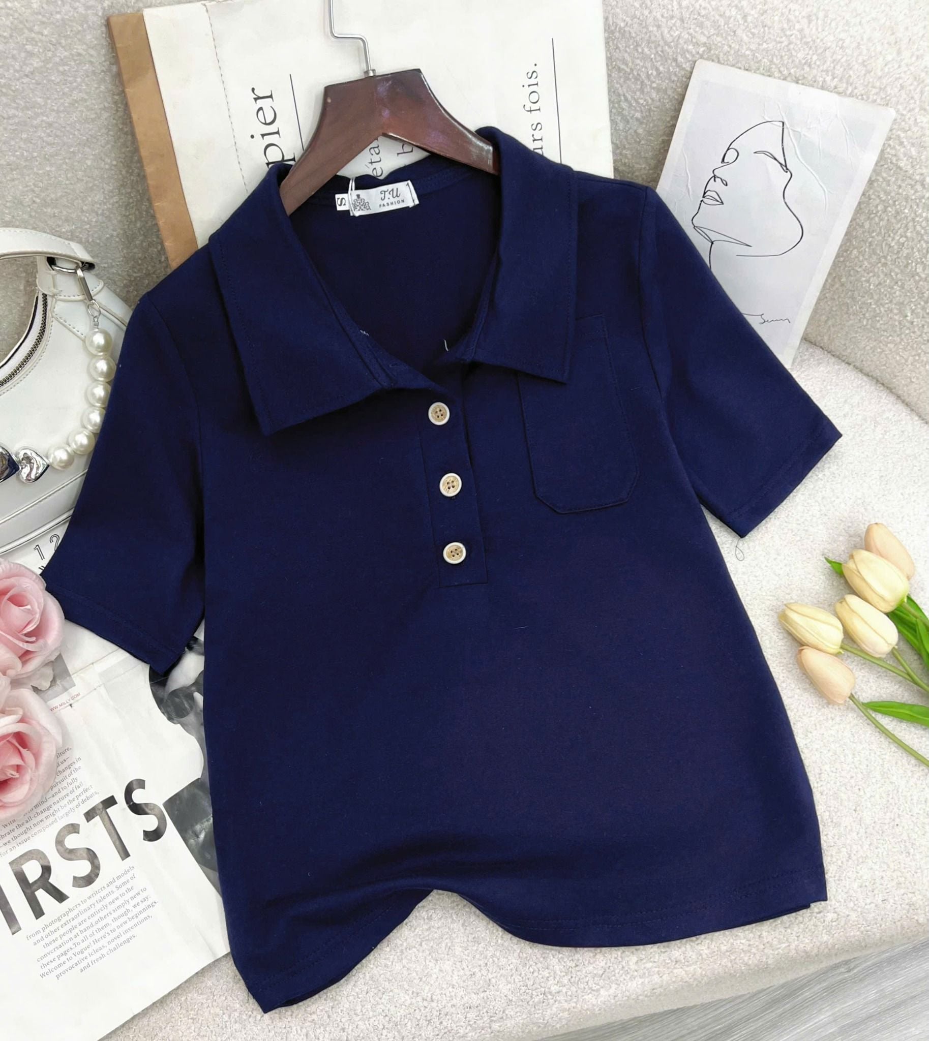 Áo Da Cá Thiết Kế TuTu Store Dành Cho Nữ - Mã A412