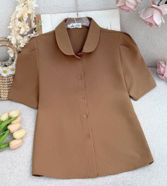 Áo Cotton Lụa Thiết Kế TuTu Store Phù Hợp Đi Làm Dành Cho Nữ - Mã A510