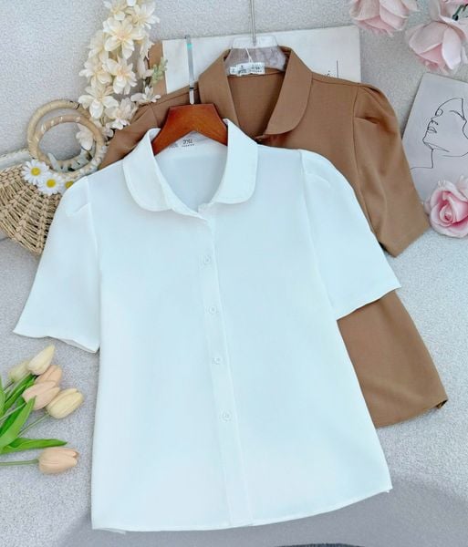 Áo Cotton Lụa Thiết Kế TuTu Store Phù Hợp Đi Làm Dành Cho Nữ - Mã A510