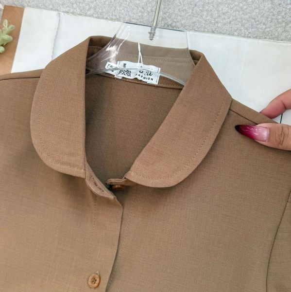 Áo Cotton Lụa Thiết Kế TuTu Store Phù Hợp Đi Làm Dành Cho Nữ - Mã A510
