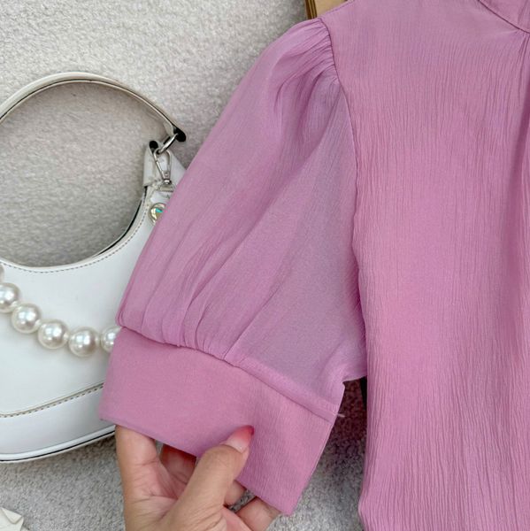 Áo Tơ Nến Dễ Thương Phù Hợp Đi Chơi Thiết Kế TuTu Store Dành Cho Nữ -Mã A473