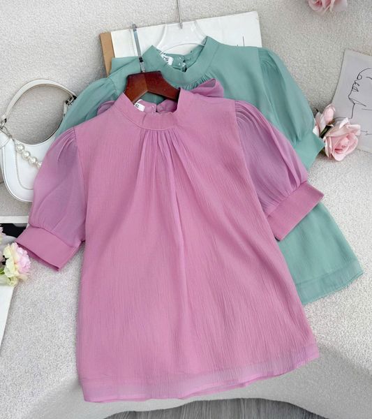 Áo Tơ Nến Dễ Thương Phù Hợp Đi Chơi Thiết Kế TuTu Store Dành Cho Nữ -Mã A473