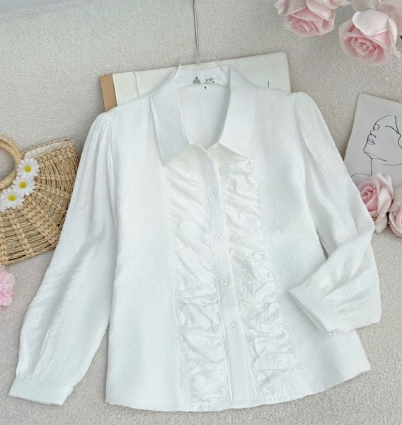 Áo Tơ Tằm Gân Cổ Sơ Mi Thiết Kế TuTu Store Phù Hợp Đi Làm Dành Cho Nữ - Mã A477