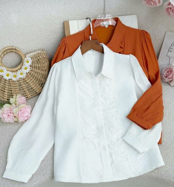 Áo Tơ Tằm Gân Cổ Sơ Mi Thiết Kế TuTu Store Phù Hợp Đi Làm Dành Cho Nữ - Mã A477