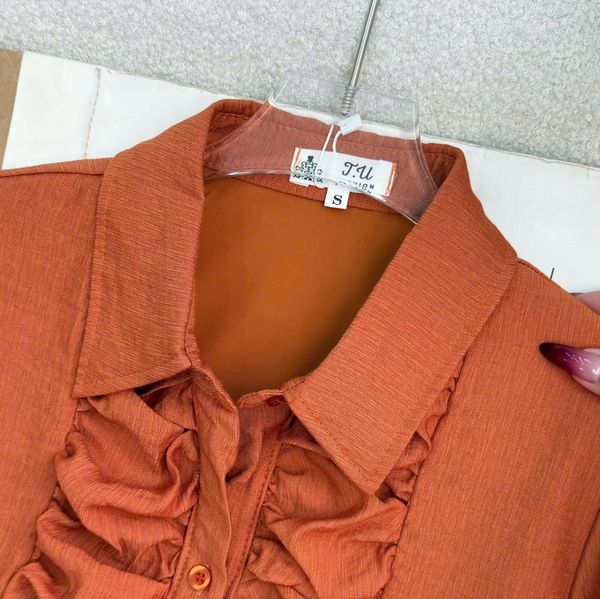 Áo Tơ Tằm Gân Cổ Sơ Mi Thiết Kế TuTu Store Phù Hợp Đi Làm Dành Cho Nữ - Mã A477
