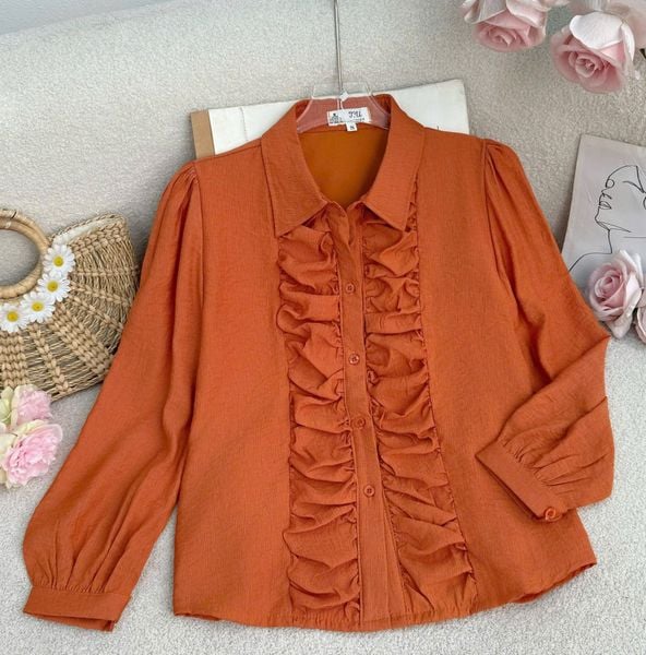 Áo Tơ Tằm Gân Cổ Sơ Mi Thiết Kế TuTu Store Phù Hợp Đi Làm Dành Cho Nữ - Mã A477