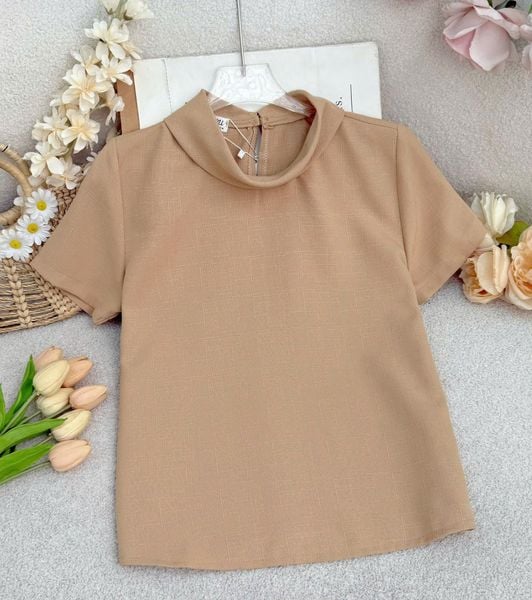 Áo Linen Gân Thiết Kế TuTu Store Phù Hợp Đi Chơi Dành Cho Nữ - Mã A493