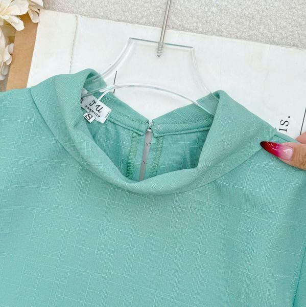Áo Linen Gân Thiết Kế TuTu Store Phù Hợp Đi Chơi Dành Cho Nữ - Mã A493