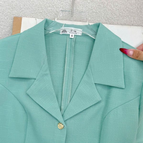 Áo Bố Linen Gân Peplum Thiết Kế TuTu Store Phù Hợp Đi Làm Dành Cho Nữ - Mã A503
