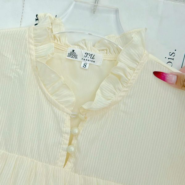 Áo Cotton Xô Thiết Kế TuTu Store Phù Hợp Đi Làm Dành Cho Nữ - Mã A513