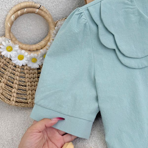 Áo Cotton Bột Cổ Bèo Thiết Kế TuTu Store Phù Hợp Đi Làm Dành Cho Nữ - Mã A531