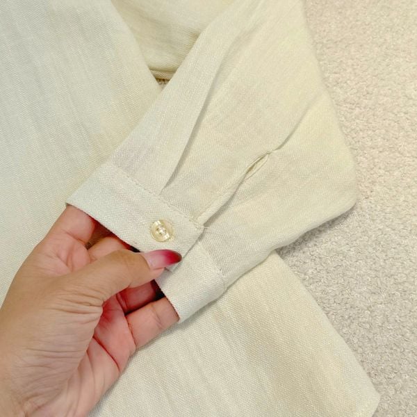 Áo Cotton Bột Thiết Kế TuTu Store Phù Hợp Đi Làm Dành Cho Nữ - Mã A535