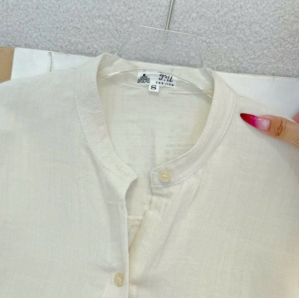Áo Cotton Bột Thiết Kế TuTu Store Phù Hợp Đi Làm Dành Cho Nữ - Mã A535