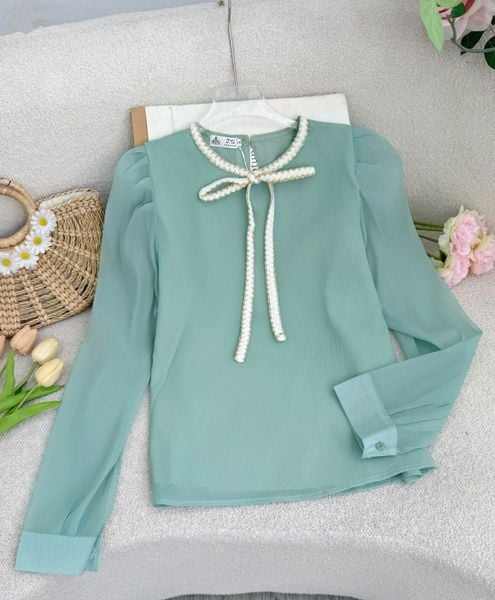 Áo Tơ Nén Thiết Kế TuTu Store Phù Hợp Đi Làm Dành Cho Nữ - Mã A537