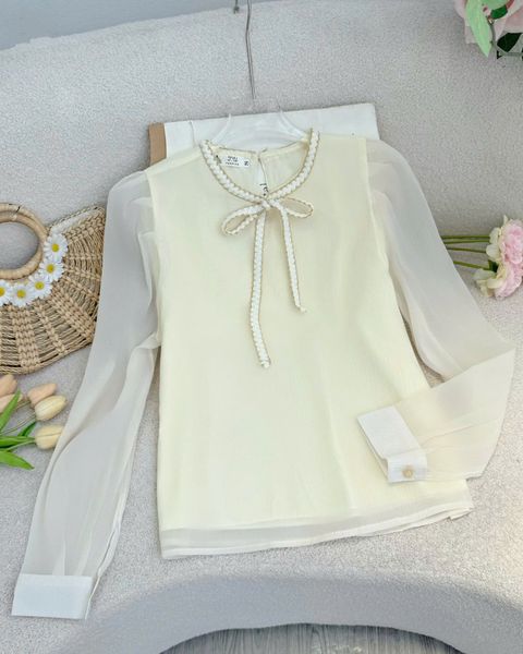 Áo Tơ Nén Thiết Kế TuTu Store Phù Hợp Đi Làm Dành Cho Nữ - Mã A537