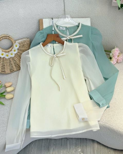 Áo Tơ Nén Thiết Kế TuTu Store Phù Hợp Đi Làm Dành Cho Nữ - Mã A537