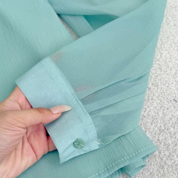 Áo Tơ Nén Thiết Kế TuTu Store Phù Hợp Đi Làm Dành Cho Nữ - Mã A537