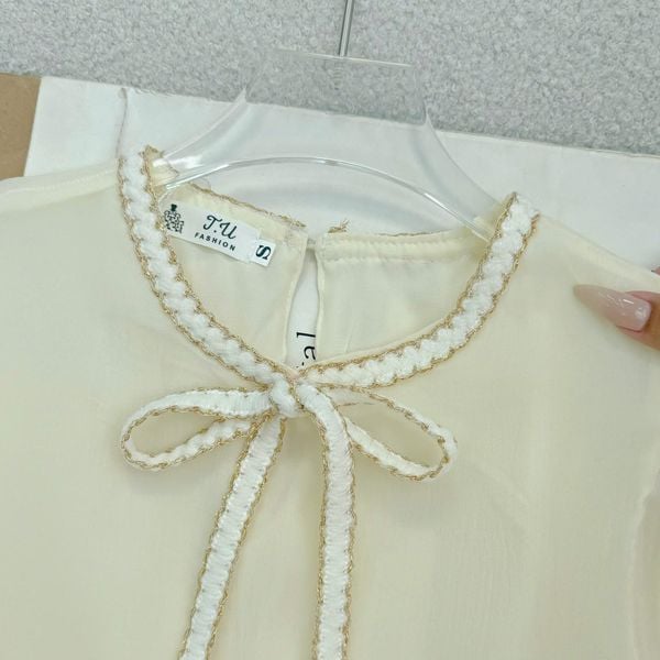 Áo Tơ Nén Thiết Kế TuTu Store Phù Hợp Đi Làm Dành Cho Nữ - Mã A537