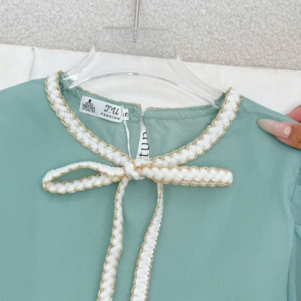 Áo Tơ Nén Thiết Kế TuTu Store Phù Hợp Đi Làm Dành Cho Nữ - Mã A537