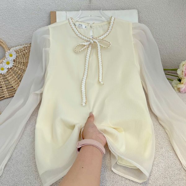 Áo Tơ Nén Thiết Kế TuTu Store Phù Hợp Đi Làm Dành Cho Nữ - Mã A537