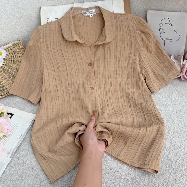 Áo Cotton Bột Thiết Kế TuTu Store Dành Cho Nữ - Mã AS532